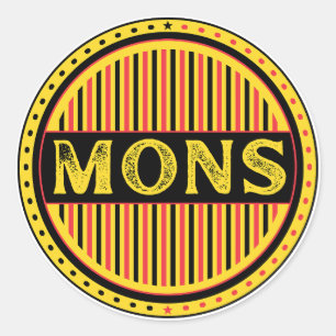 Adesivo Emblema do Orgulho da Cidade de Mons – Identidade
