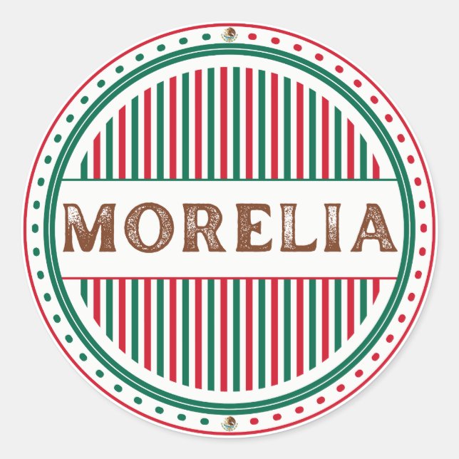 Adesivo Emblema do Orgulho da Cidade de Morelia – Identida (Frente)