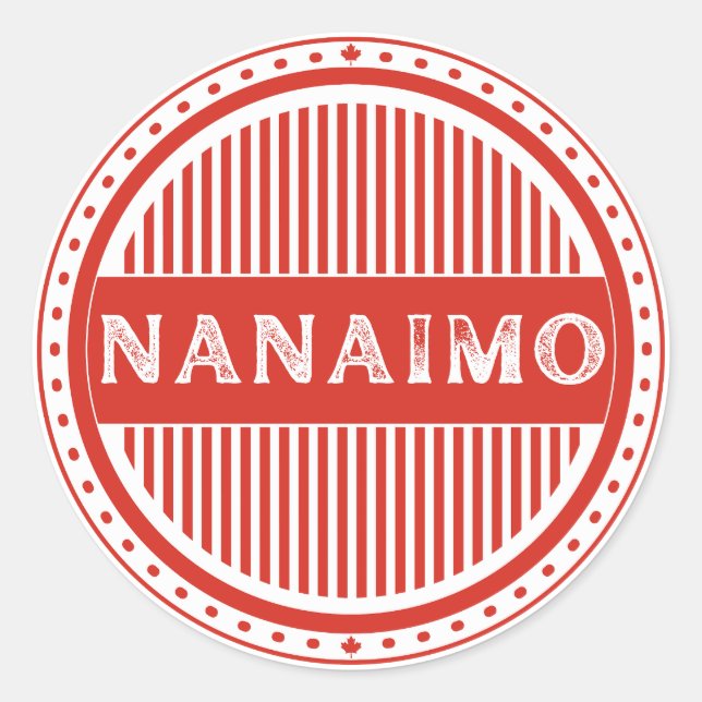 Adesivo Emblema do Orgulho da Cidade de Nanaimo – Identida (Frente)