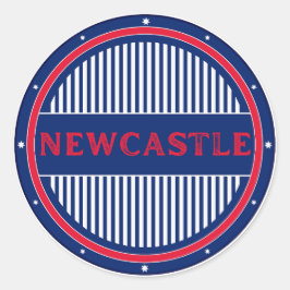 Adesivo Emblema do Orgulho da Cidade de Newcastle – Identi