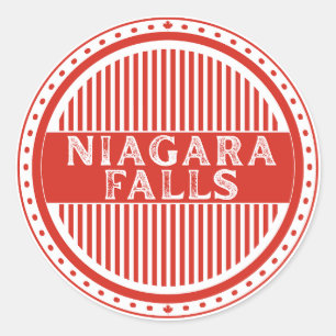 Adesivo Emblema do Orgulho da Cidade de Niagara Falls Iden