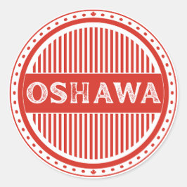 Adesivo Emblema do Orgulho da Cidade de Oshawa – Identidad