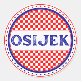 Adesivo Emblema do Orgulho da Cidade de Osijek – Identidad