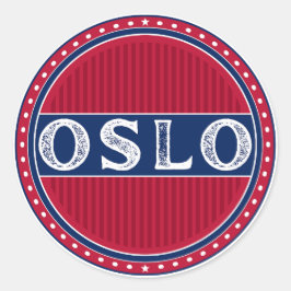 Adesivo Emblema do Orgulho da Cidade de Oslo – Identidade