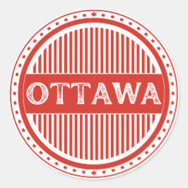Adesivo Emblema do Orgulho da Cidade de Ottawa – Identidad