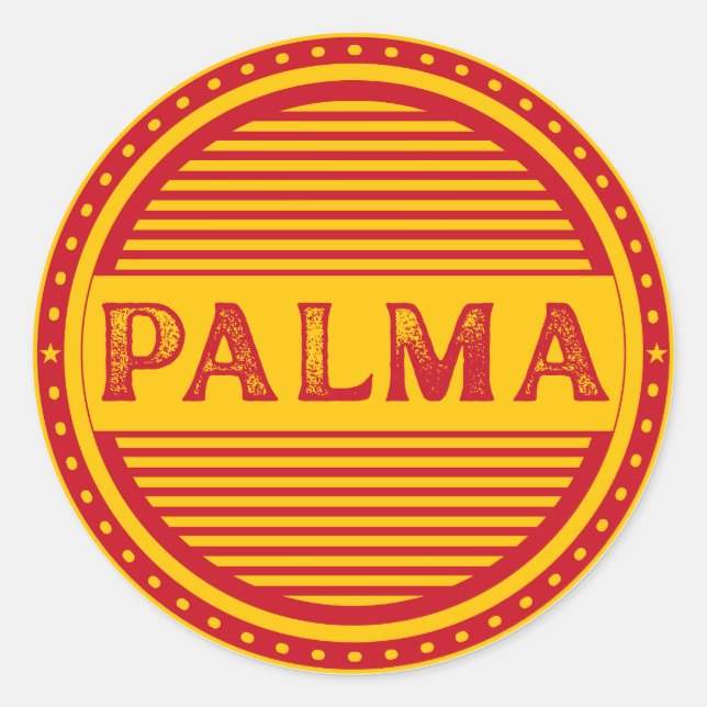 Adesivo Emblema do Orgulho da Cidade de Palma – Identidade (Frente)