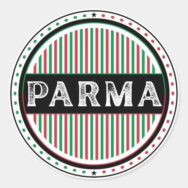 Adesivo Emblema do Orgulho da Cidade de Parma – Identidade (Frente)