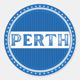 Adesivo Emblema do Orgulho da Cidade de Perth – Identidade