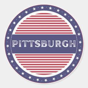 Adesivo Emblema do Orgulho da Cidade de Pittsburgh – Ident