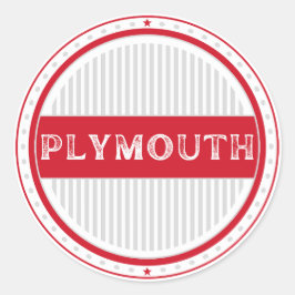 Adesivo Emblema do Orgulho da Cidade de Plymouth – Identid
