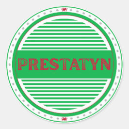 Adesivo Emblema do Orgulho da Cidade de Prestatyn – Identi