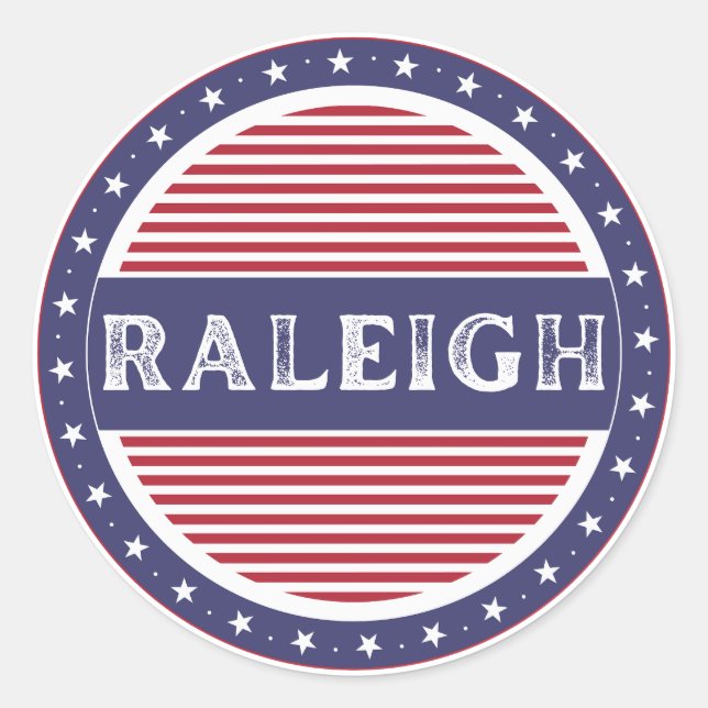 Adesivo Emblema do Orgulho da Cidade de Raleigh – Identida (Frente)