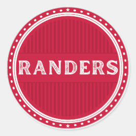 Adesivo Emblema do Orgulho da Cidade de Randers – Identida