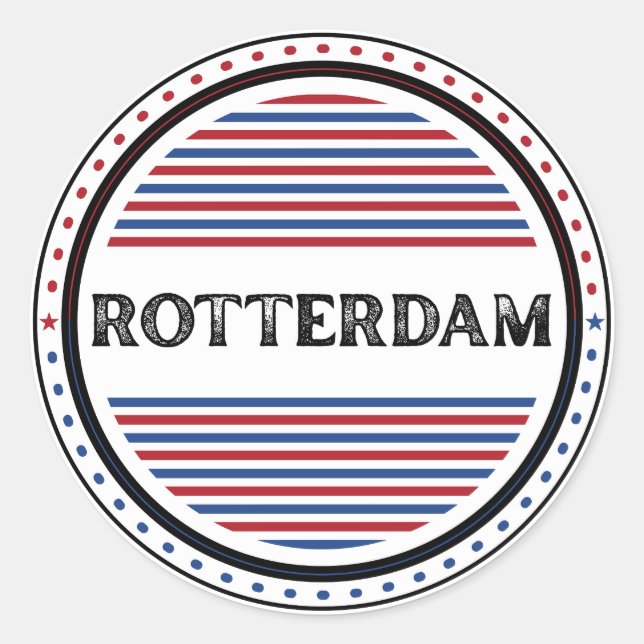 Adesivo Emblema do Orgulho da Cidade de Roterdão – Identid (Frente)