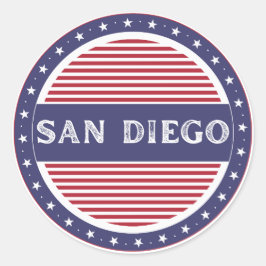 Adesivo Emblema do Orgulho da Cidade de San Diego – Identi