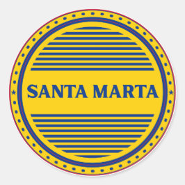 Adesivo Emblema do Orgulho da Cidade de Santa Marta – Iden