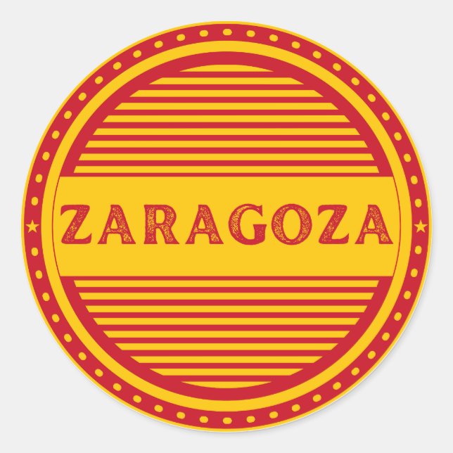 Adesivo Emblema do Orgulho da Cidade de Saragoça – Identid (Frente)