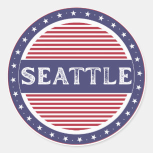 Adesivo Emblema do Orgulho da Cidade de Seattle – Identida