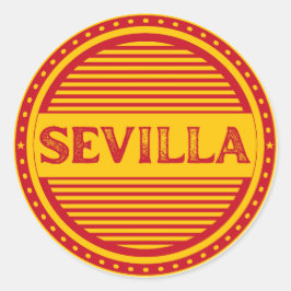 Adesivo Emblema do Orgulho da Cidade de Sevilha – Identida