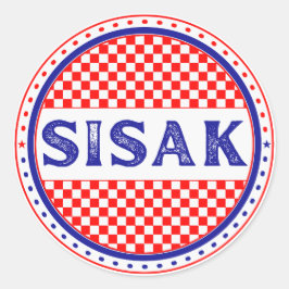 Adesivo Emblema do Orgulho da Cidade de Sisak – Identidade