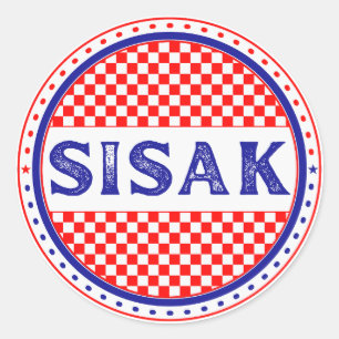Adesivo Emblema do Orgulho da Cidade de Sisak – Identidade