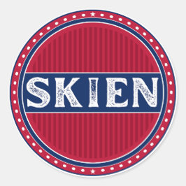 Adesivo Emblema do Orgulho da Cidade de Skien – Identidade
