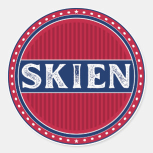Adesivo Emblema do Orgulho da Cidade de Skien – Identidade