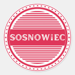 Adesivo Emblema do Orgulho da Cidade de Sosnowiec – Identi