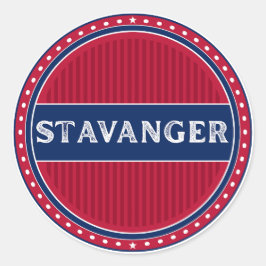 Adesivo Emblema do Orgulho da Cidade de Stavanger – Identi