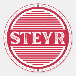 Adesivo Emblema do Orgulho da Cidade de Steyr – Identidade