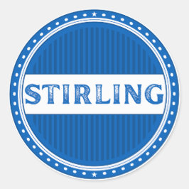 Adesivo Emblema do Orgulho da Cidade de Stirling – Identid