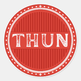 Adesivo Emblema do Orgulho da Cidade de Thun – Identidade 