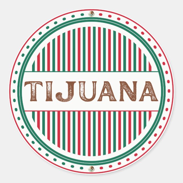 Adesivo Emblema do Orgulho da Cidade de Tijuana – Identida (Frente)