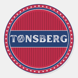 Adesivo Emblema do Orgulho da Cidade de Tønsberg – Identid