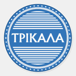 Adesivo Emblema do Orgulho da Cidade de Trikala – Identida