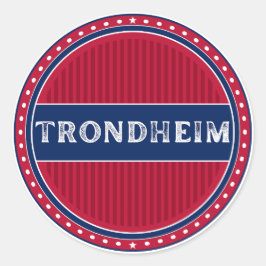 Adesivo Emblema do Orgulho da Cidade de Trondheim – Identi