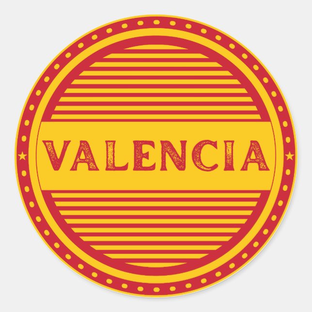 Adesivo Emblema do Orgulho da Cidade de Valência – Identid (Frente)