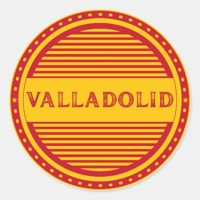 Adesivo Emblema do Orgulho da Cidade de Valladolid – Ident (Frente)