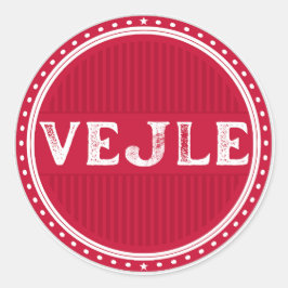 Adesivo Emblema do Orgulho da Cidade de Vejle – Identidade