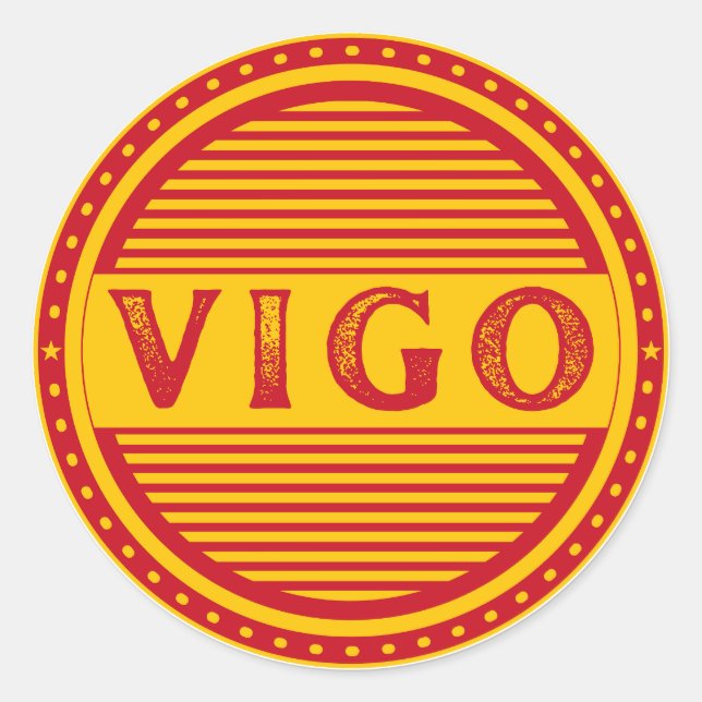 Adesivo Emblema do Orgulho da Cidade de Vigo – Identidade  (Frente)