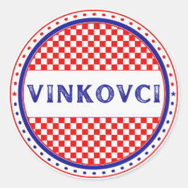 Adesivo Emblema do Orgulho da Cidade de Vinkovci – Identid