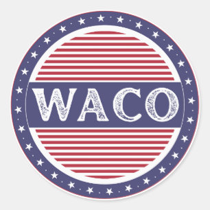 Adesivo Emblema do Orgulho da Cidade de Waco – Identidade 