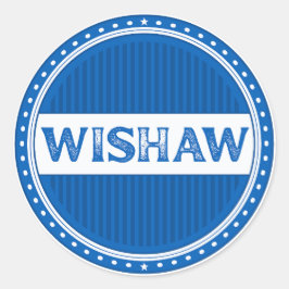 Adesivo Emblema do Orgulho da Cidade de Wishaw – Identidad