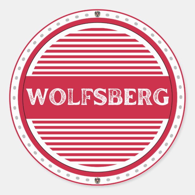 Adesivo Emblema do Orgulho da Cidade de Wolfsberg – Identi (Frente)
