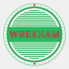 Adesivo Emblema do Orgulho da Cidade de Wrexham – Identida