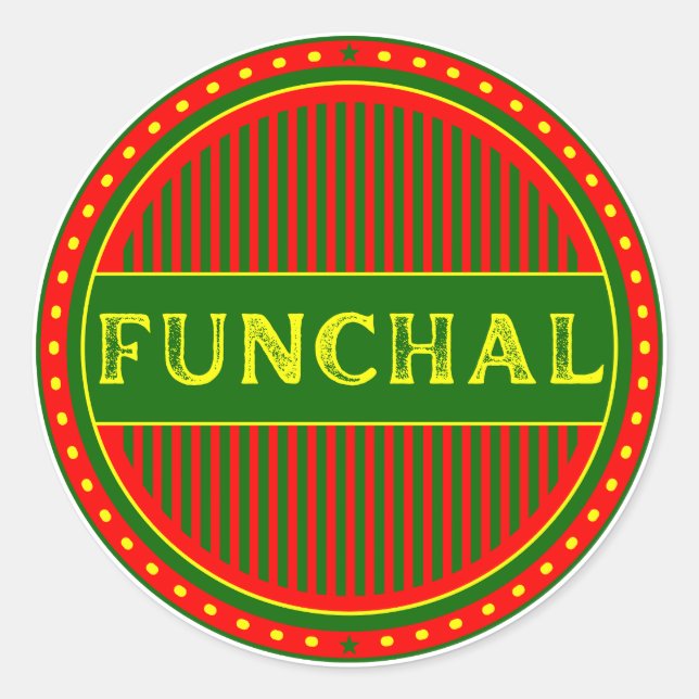 Adesivo Emblema do Orgulho da Cidade do Funchal – Identida (Frente)