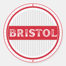 Adesivo Emblema do Orgulho de Bristol – Identidade Inglesa