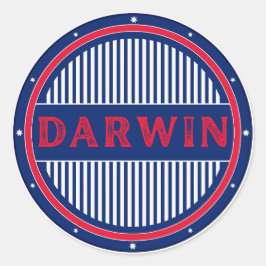 Adesivo Emblema do Orgulho de Darwin City – Identidade Aus