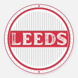 Adesivo Emblema do Orgulho de Leeds – Identidade Inglesa