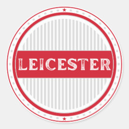 Adesivo Emblema do Orgulho de Leicester – Identidade Ingle